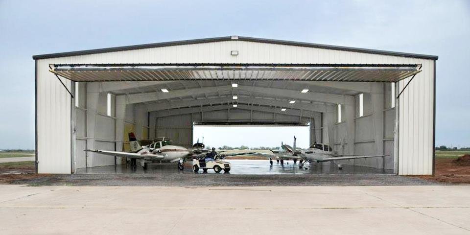 Metal Airplane Hangar Building Kit